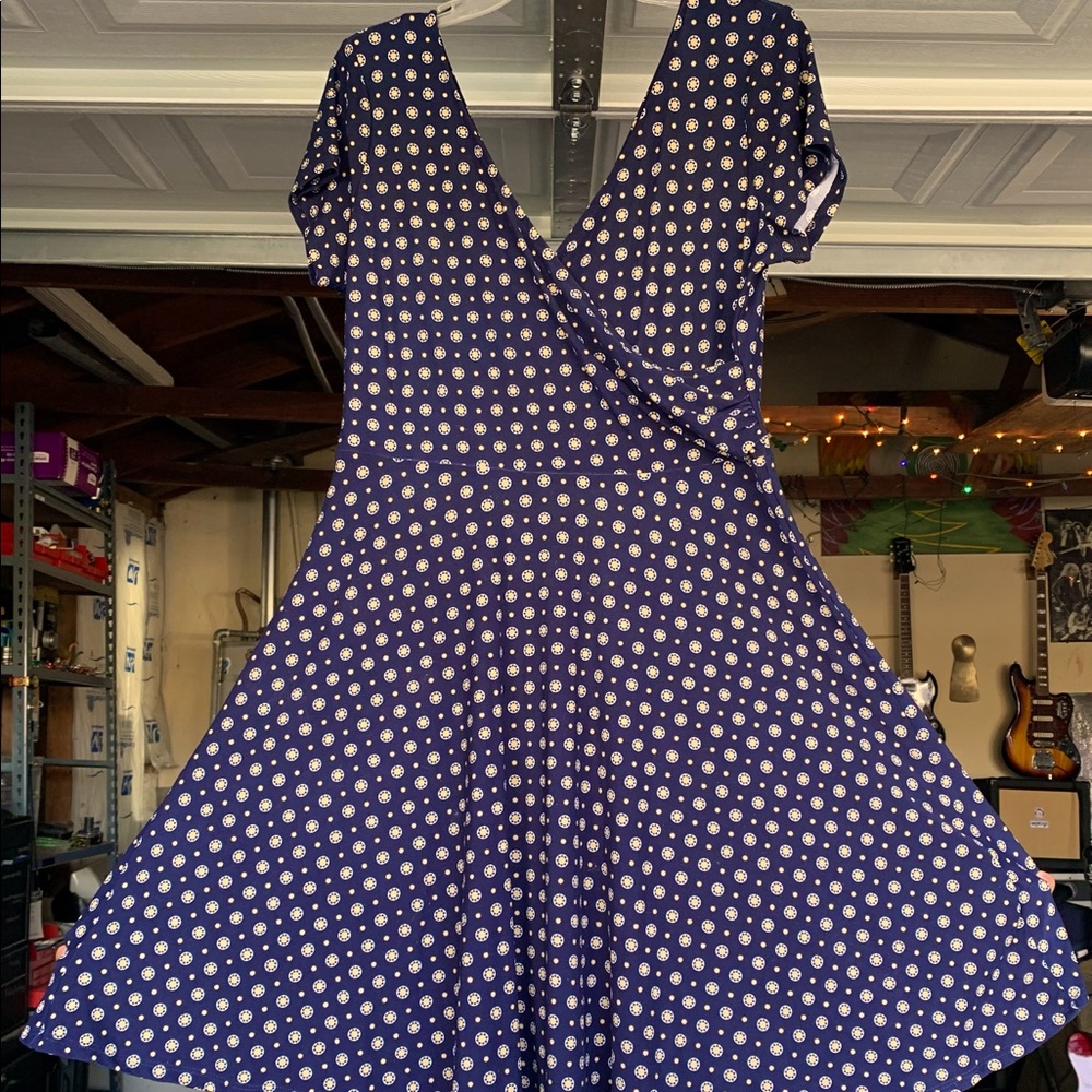 Navy Knit Dress